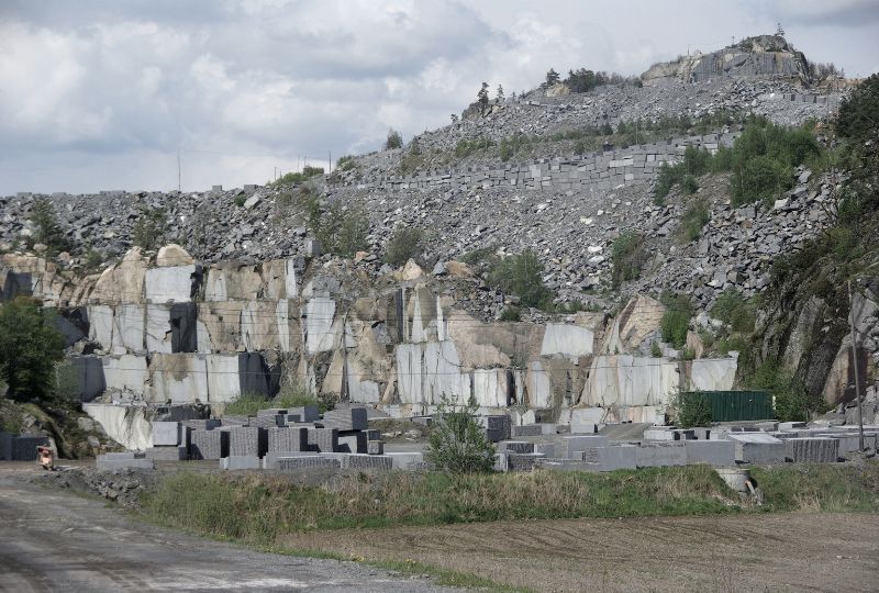 larvikite quarry Tvedalen Larvik Norway