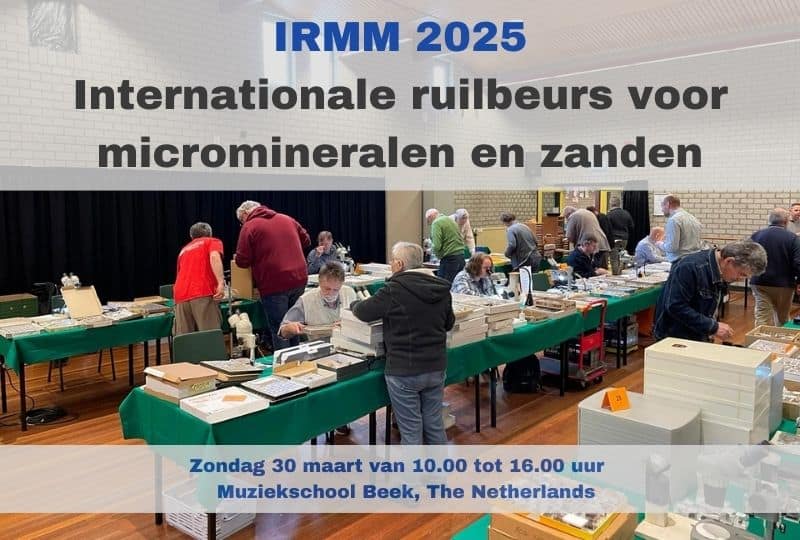 IRMM ruilbeurs micromineralen en zand 2025