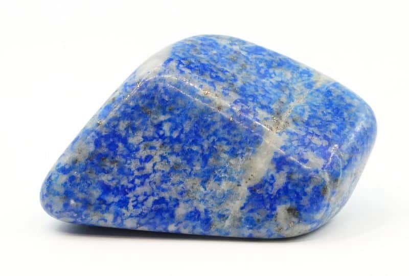 denim lapis lazuli - gepolijste trommelsteen