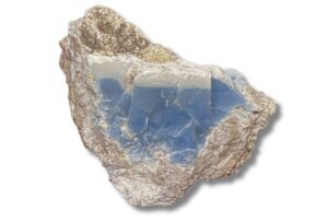 blauwe owyhee opaal oregon - binnenkant