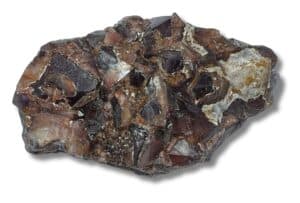 alien amethyst - amethist met hematiet - India