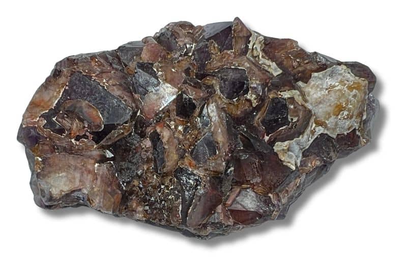 alien amethyst - amethist met hematiet - India