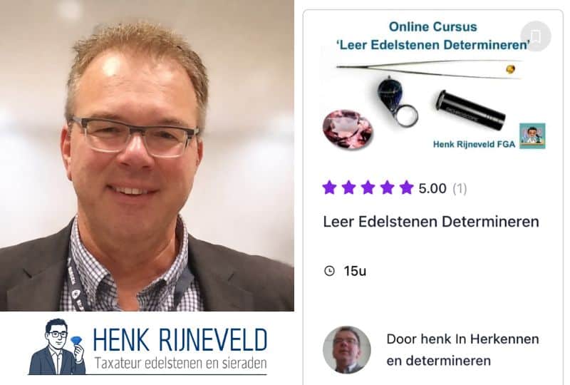 Henk Rijneveld - FGA taxateur cursus edelstenen - netwerk stapel van stenen