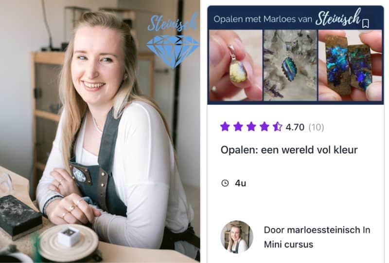 Marloes Hoekstein - steinisch - cursus opalen - stapel van stenen