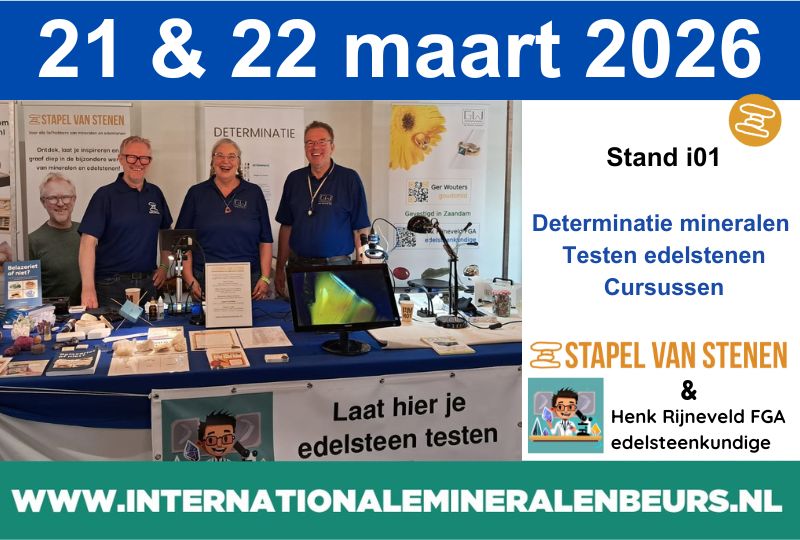 mineralenbeurs rijswijk - stand stapel van stenen i01 - mrt 2026