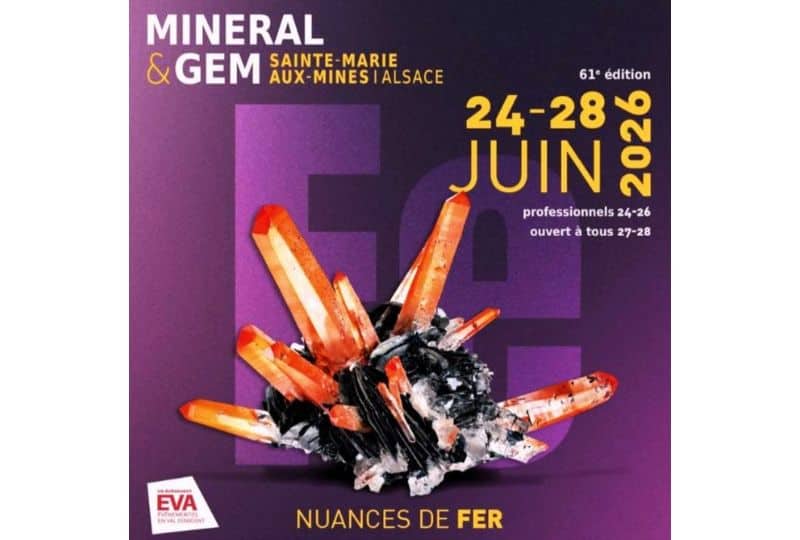 affiche Mineral & Gem - SMAM 2026