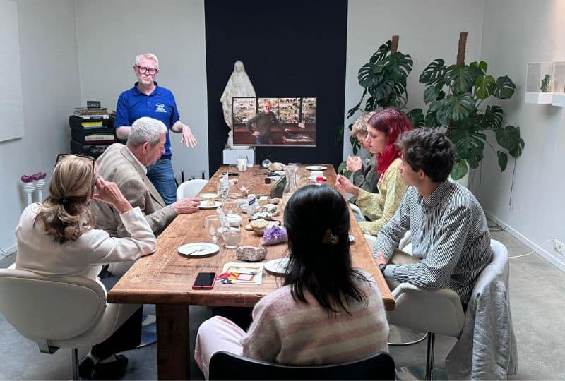 Stapel van Stenen workshop schatten van de aarde