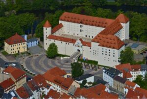 TM en KH Schloss Freudenstein Freiberg - luchtfoto TM